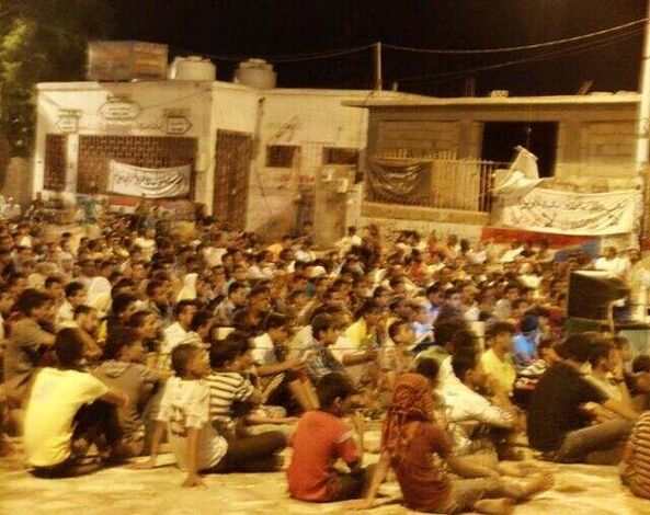 انصار البرشا في عدن يحتفون بسقوط الريال في نصف نهائي ابطال اوربا