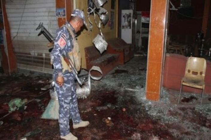 38 قتيلاً في هجوم انتحاري على مقهى بكركوك العراقية