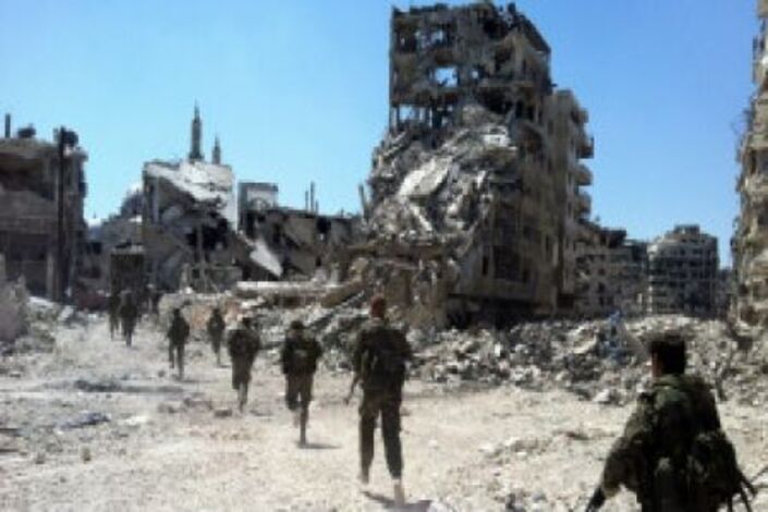 سوريا : التليفزيون السوري يعلن استعادة الجيش السيطرة على الحي من أيدى المعارضة المسلحة