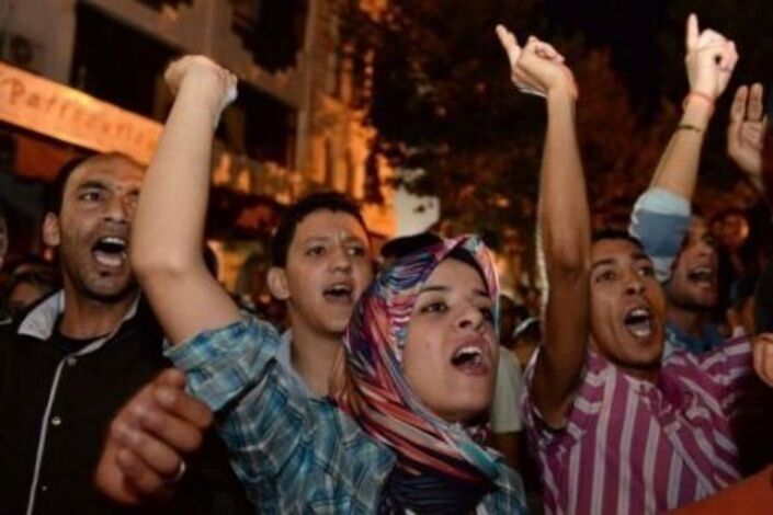تظاهرة في الدار البيضاء ضد العفو الملكي عن مغتصب الاطفال