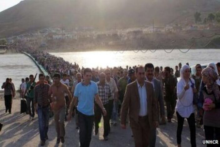 آلاف اللاجئين السوريين يتدفقون على كردستان العراق