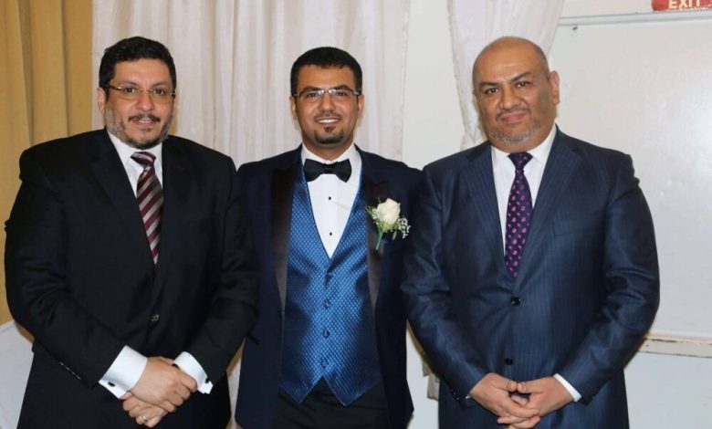 الناشط السياسي احمد الصالح يحتفل بزفافه