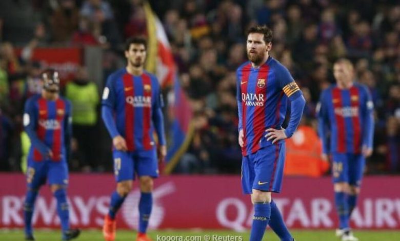 الإحباط وخيبة الأمل يشوهان وجه برشلونة