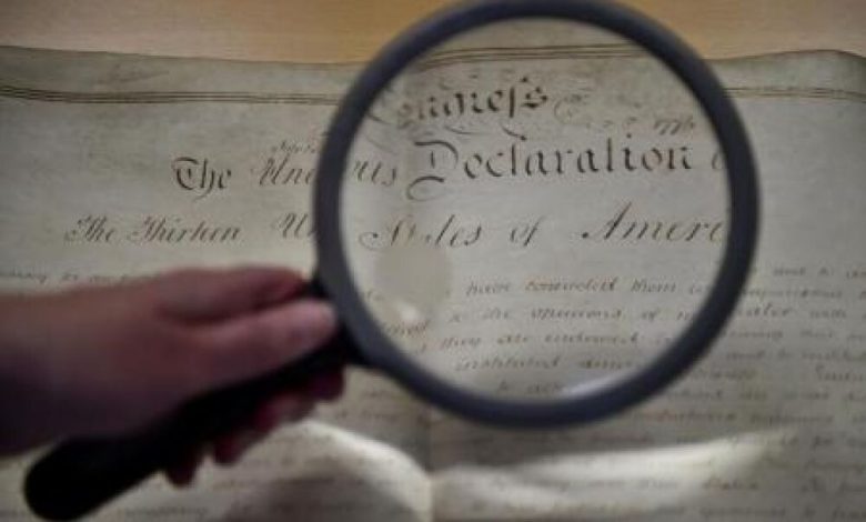 كيف وصلت نسخة نادرة من إعلان استقلال أمريكا إلى جنوب إنجلترا؟