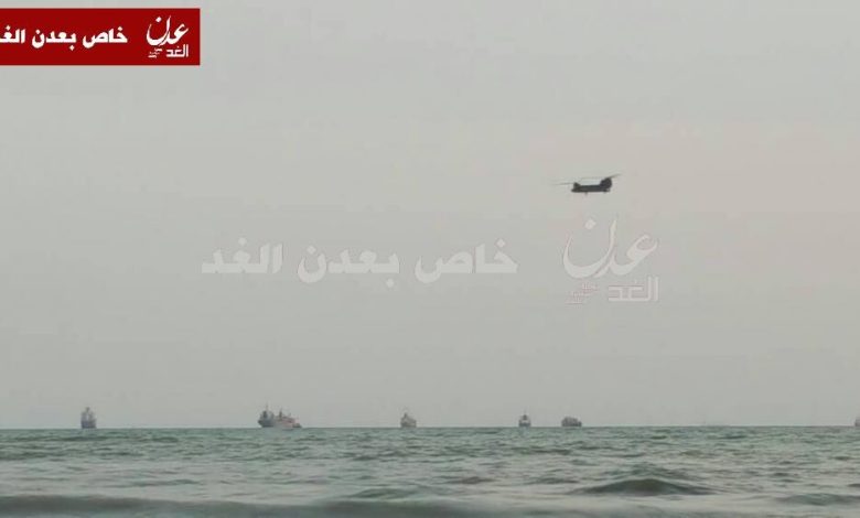 شهود : طائرات اباتشي قادمة من ابين تهبط بمطار عدن