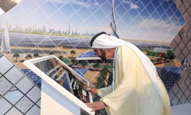 الإمارات تُطلق أعلى برج شمسي في العالم