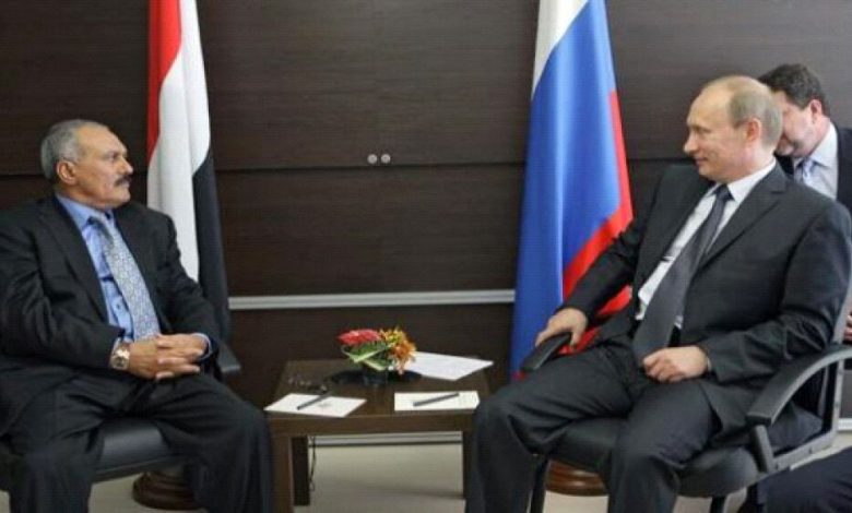 مصادر روسية للخليج: زيارة (صالح) لروسيا بطلب من (بوتين) وباتفاق مع (سلمان)