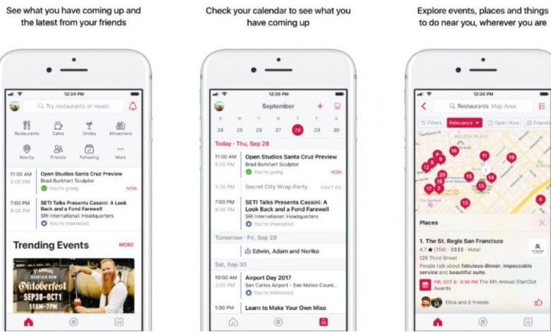 فيسبوك تُعيد إحياء فكرة تطبيقها Events بتطبيقها الجديد    