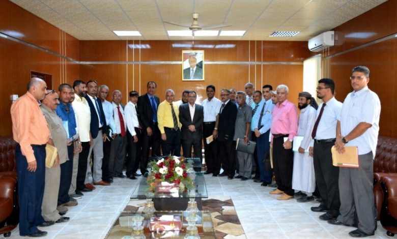رئيس جامعة عدن يلتقي أعضاء هيئة التدريس الراغبين في الانتقال إلى الجامعة