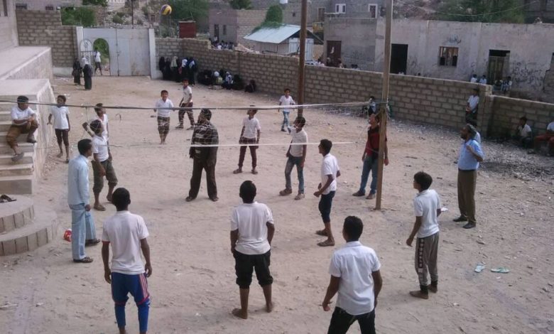 إنطلاق دوري كرة الطائرة بمدرسة الصره للتعليم الأساسي بمودية