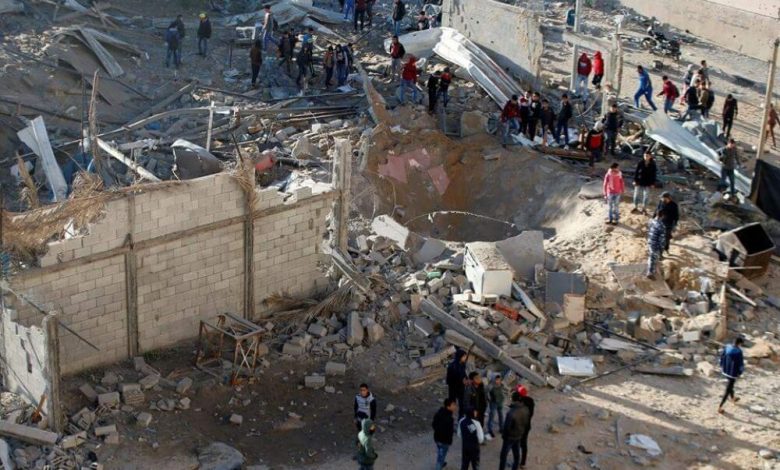 ارتفاع عدد الشهداء والجرحى إثر غارات قوات الاحتلال الاسرائيلي على غزة