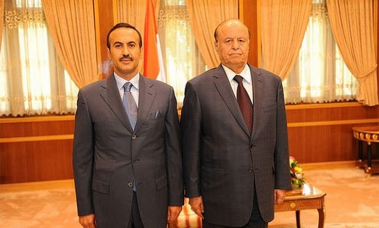(هادي) يعلن موقفه من عودة احمد علي عبدالله صالح للعمل السياسي