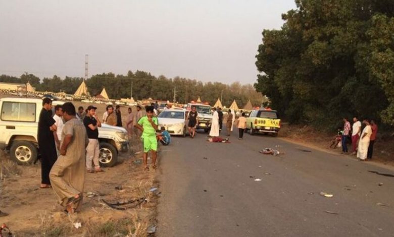 بالصور.. مقتل وإصابة عشرة لاعبين بفريق دراجات هوائية بحادث دهس في السعودية