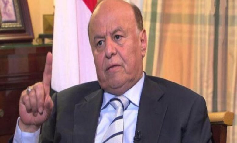 الرئيس اليمني يتوعد بملاحقة التنظيمات الإرهابية وتجفيف منابعها