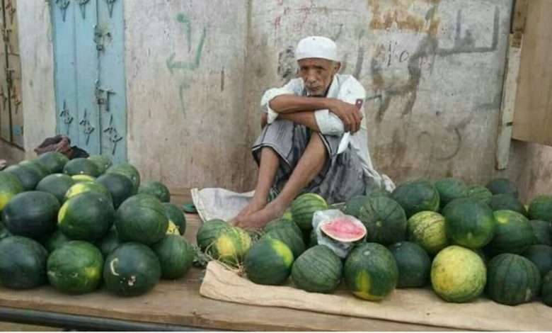 صورة وتعليق: بائع البطيخ