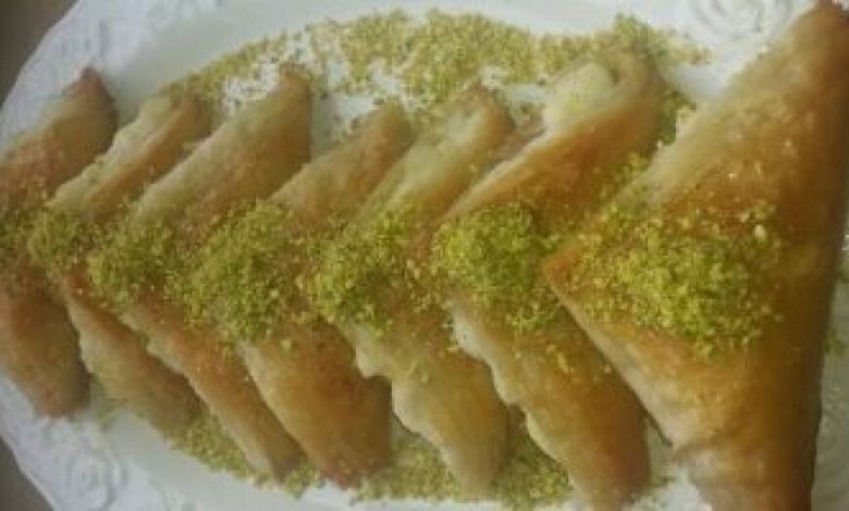 طريقة عمل الحلوى السورية "وربات بالقشطة" فى المنزل