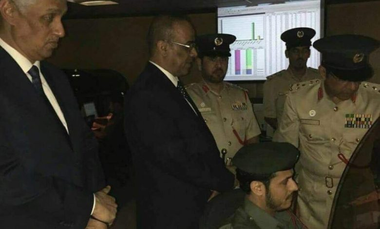 اول صورة للوزير الميسري برفقة مسؤولين اماراتيين بأبوظبي