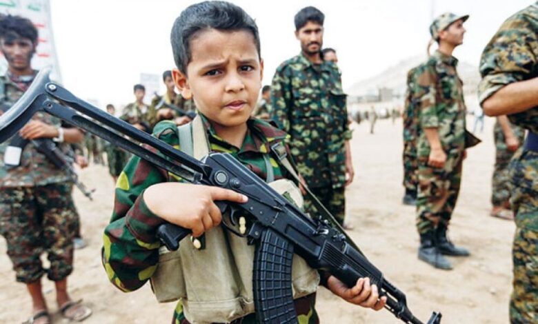 البرلمان العربي يطالب بمحاكمة الحوثيين لتجنيدهم الأطفال إجبارياً
