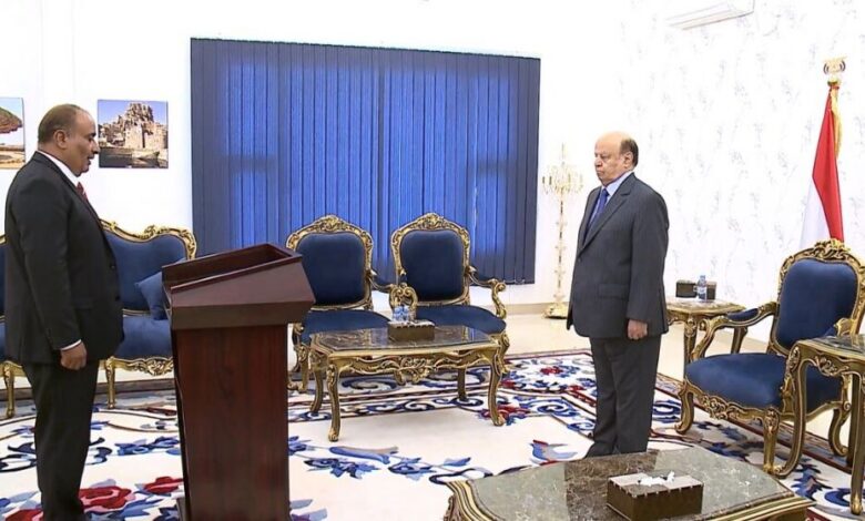 مرمش يؤدي اليمين الدستورية بمناسبة تعيينه سفيراً لبلادنا لدى العراق