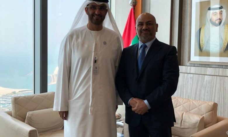 وزير الخارجية يبحث مع وزير الدولة الإماراتي تعزيز علاقات البلدين الشقيقين