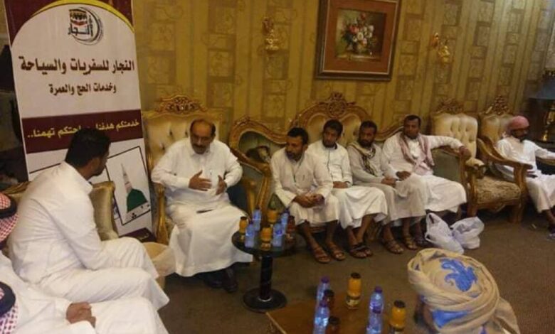 وكيل محافظة شبوة "الدغاري" يواصل زياراته لحجاج شبوة في مكة المكرمة