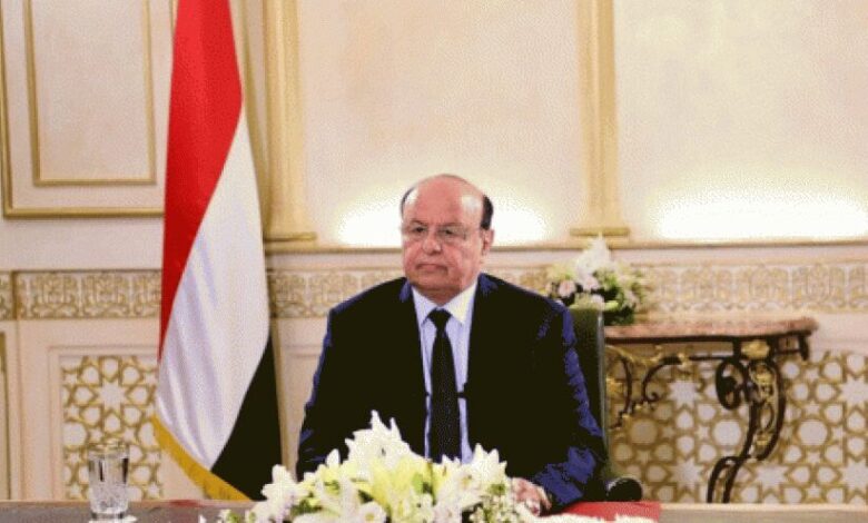 الرئيس هادي: معركتنا مع الحوثيين شارفت على النهاية