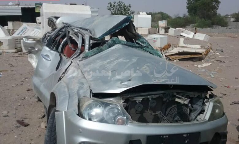 بالصور: حادث مروري ينقذ عدن من كارثة