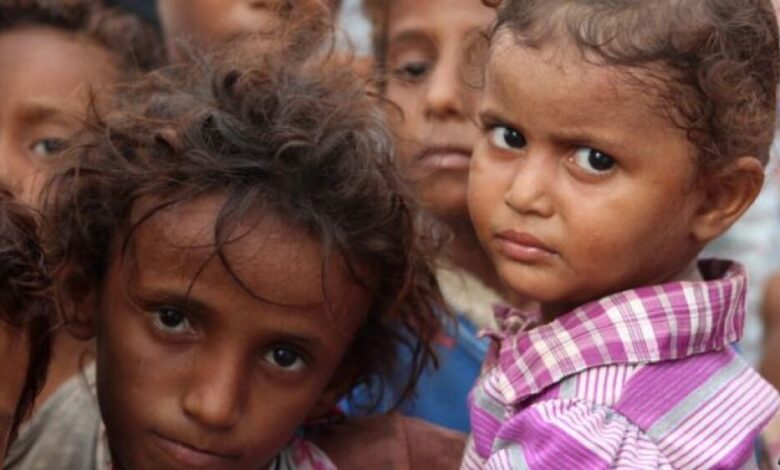 المجاعة تهدد أكثر من خمسة ملايين طفل يمني