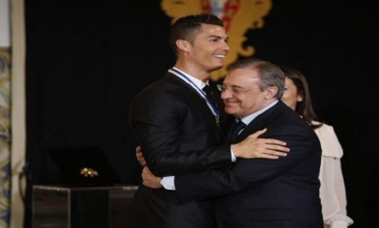 فلورينتو بيريز: كريستيانو رونالدو ثاني أفضل لاعب في تاريخ ريال مدريد
