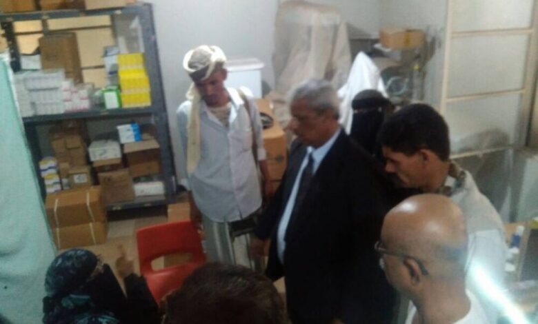 محافظ لحج يدشن مخيم العيون الجراحي في مستشفى الوهط