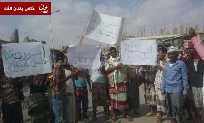 تظاهرة باحور تطالب بتوفير كهرباء للمديرية