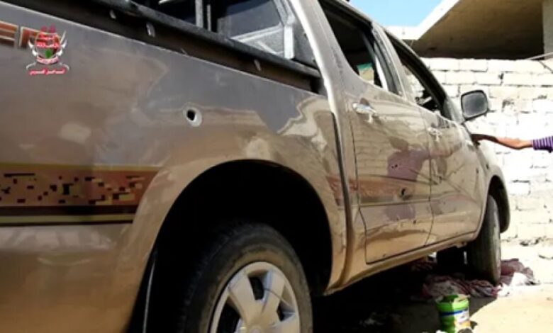 مليشيات الحوثي تستهدف سيارة مواطن في التحيتا