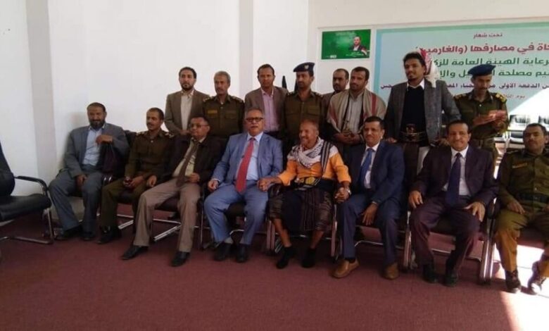 قيادات من حكومة صنعاء تزور المعتقل احمد المرقشي