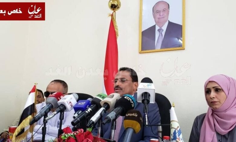 مؤتمر صحفي : الجبواني يستعرض نشاط وزارته..  ماذا قال؟