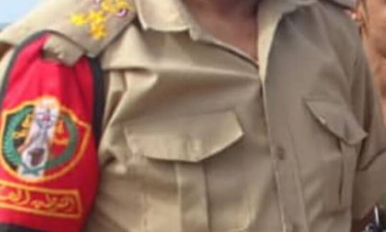 قائد الشرطة العسكرية أبين يبعث ببرقية عزاء لآل بلعيد كافة في إستشهاد العميد صالح بلعيد