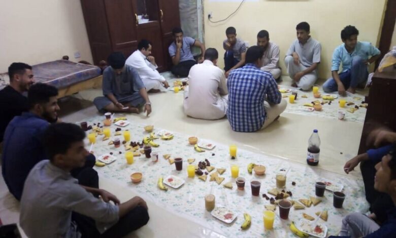منتدى طلاب يافع في السودان يقوم بالأفطار الرمضاني الأول لهذا العام.
