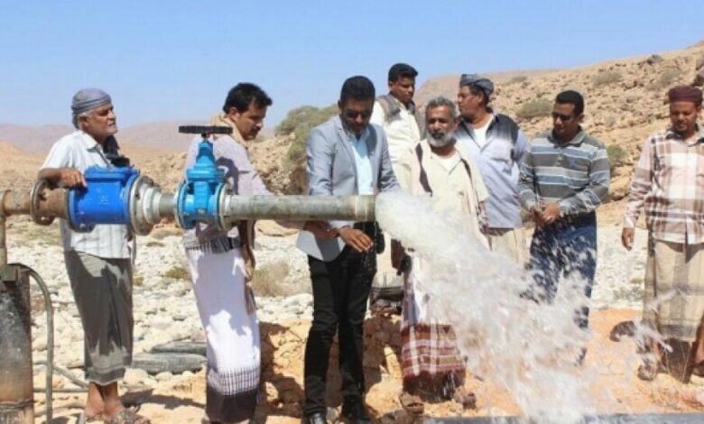 مكتب الأمم المتحدة لخدمة المشاريع يُعتمد عدد من المشاريع التنموية لمؤسسة مياه ساحل حضرموت