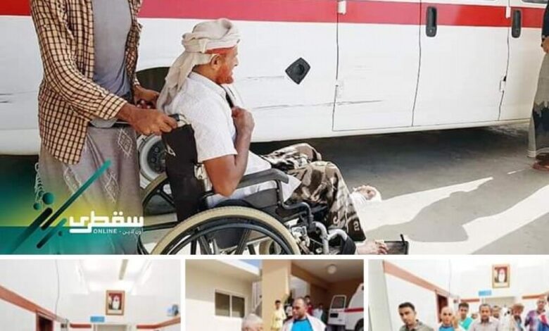 سقطرى: خليفة الإنسانية تستمر في نقل المرضى والمصابين لتلقي العلاج في دولة الإمارات