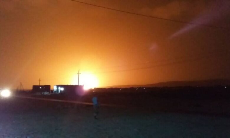 عاجل : مجهولون يفجرون انبوب الغاز المسال بمنطقة النشيمة بشبوة