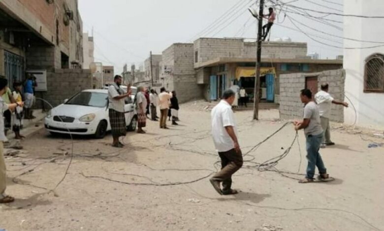 مدير المنطقة الثانية لكهرباء عدن يتعرض للتهديد بسبب الربط العشوائي