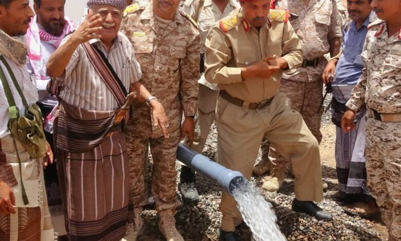 مواطنون يناشدون الهلال الأحمر الإماراتي لاستكمال مشروع مياه لودر امصرة