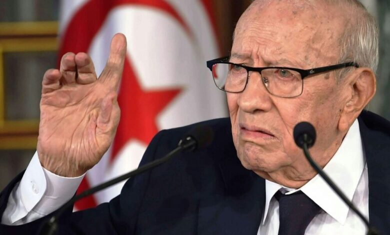 وفاة الرئيس التونسي الباجي قايد السبسي