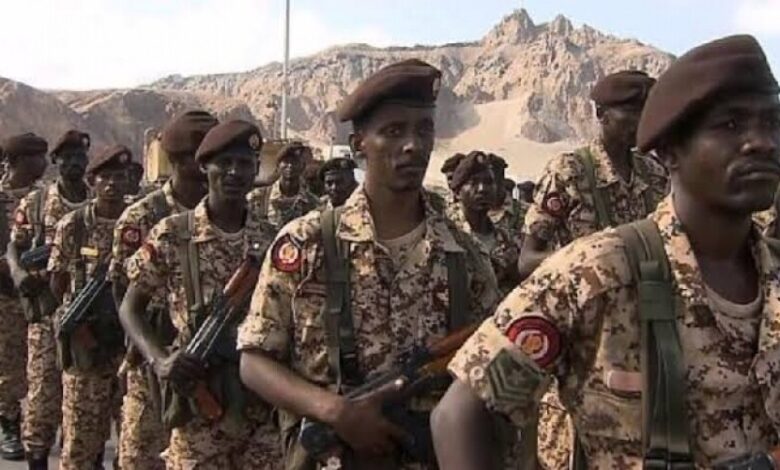 قوة سودانية برفقة ضباط سعوديين تصل عدن