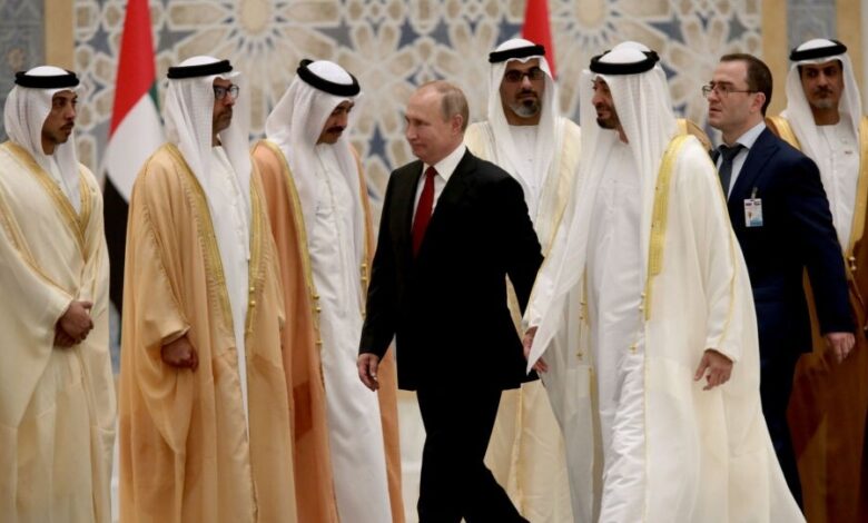 بدء المفاوضات بين بوتين وولي عهد أبو ظبي