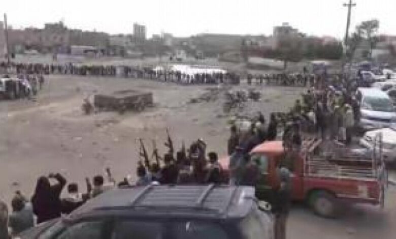 "ذمار"مليشيا الحوثي تعتقل 90 شخصاً من صالة عزاء