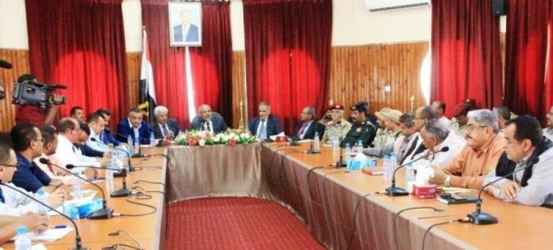 "حضرموت"اجتماع عدد من وزراء الحكومة اليمنية في مدينة سيئون