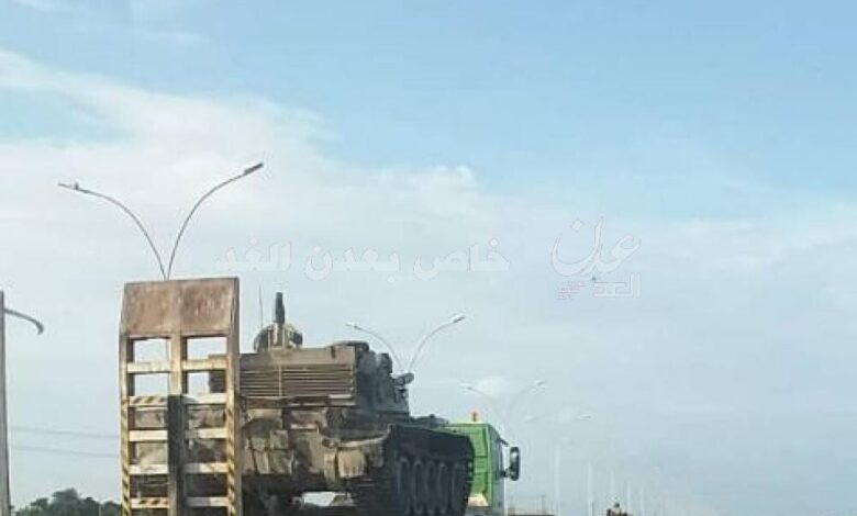 حصري -وصول قوات عسكرية سعودية وسودانية إلى عدن بينها دبابات