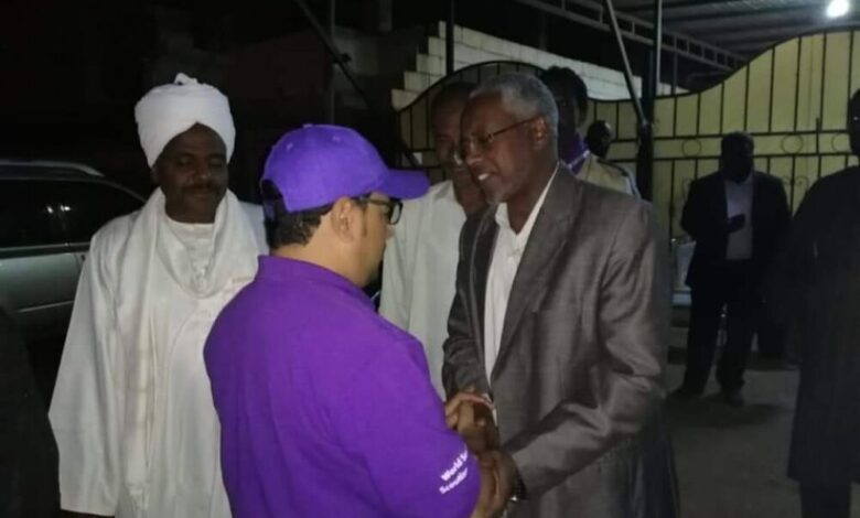 مشعل الداعري يمثل اللجنة الكشفية العربية في عزاء رئيس جمعية الكشافة السودانية