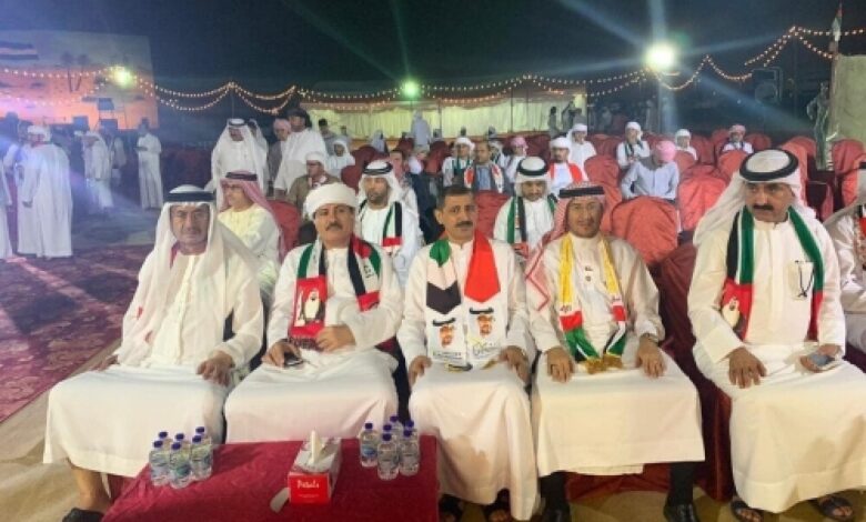 أبناء الجنوب يشاركون أشقاءهم الإماراتيين احتفالاتهم باليوم الوطني