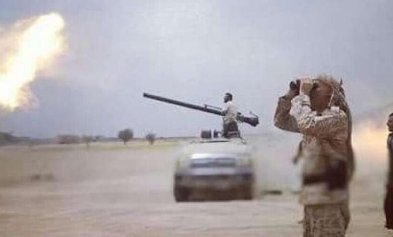 البيضاء .. مدفعية الجيش تستهدف تحركات لمليشيا الحوثي
